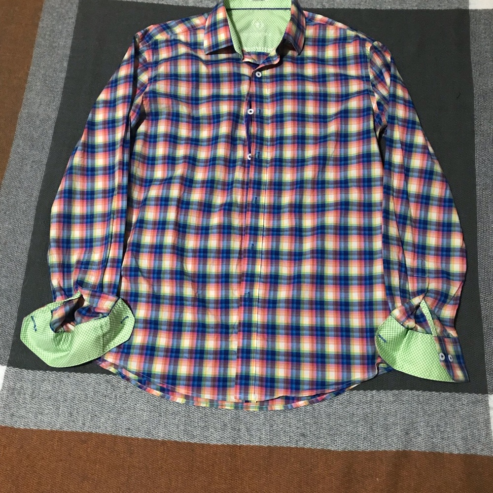 $60⬇️BUGATCHI MEN’S SHIRT SIZE M - Picture 7 of 7